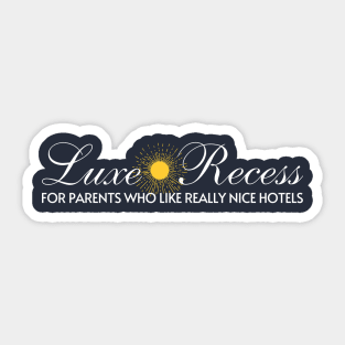 Luxe Recess Logo Sticker